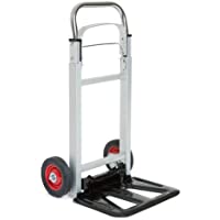 Carro Manual Industrial de Aluminio Plegable con Neumáticos Antipinchazos - Capacidad de Carga de 100 kg - 5 Años de…